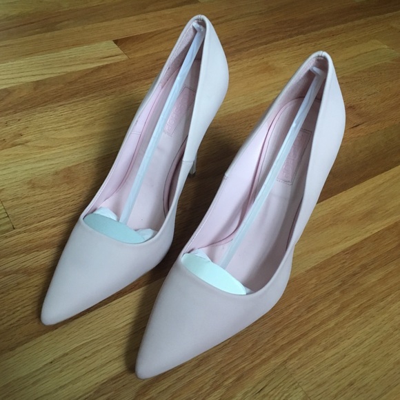 Brand New Pink Leather Heels by Topshop - Picture 2 of 6